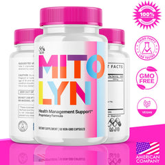 MJO Mitolyn Purple Peel capsules close-up showing natural vitamin blend.