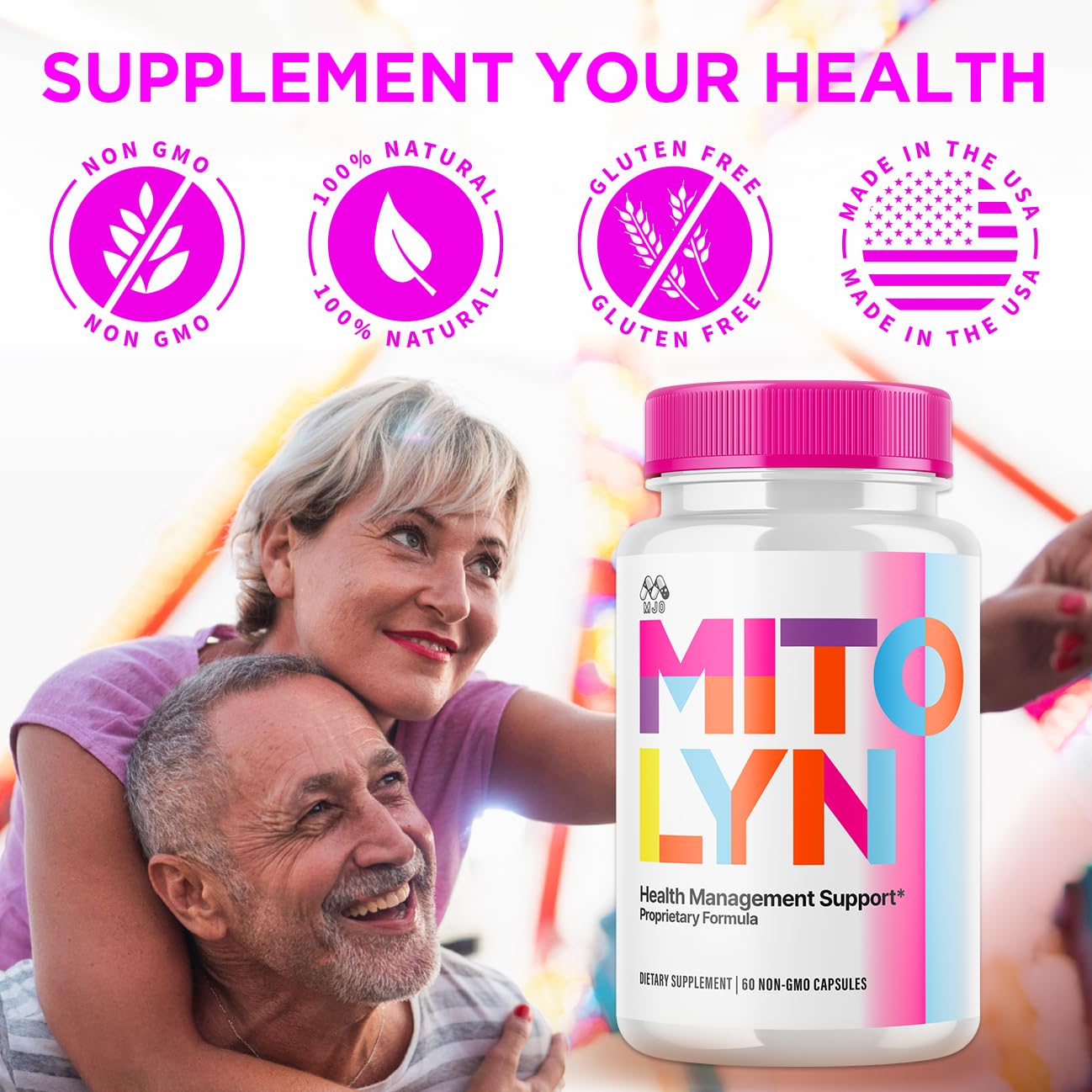 MJO Mitolyn Purple Peel for women and men seeking daily wellness.