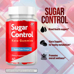 MJO SugarControl apple cider vinegar gummies with tangy flavor