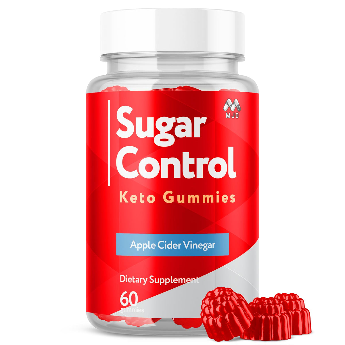 MJO SugarControl keto gummies bottle for daily wellness on the go