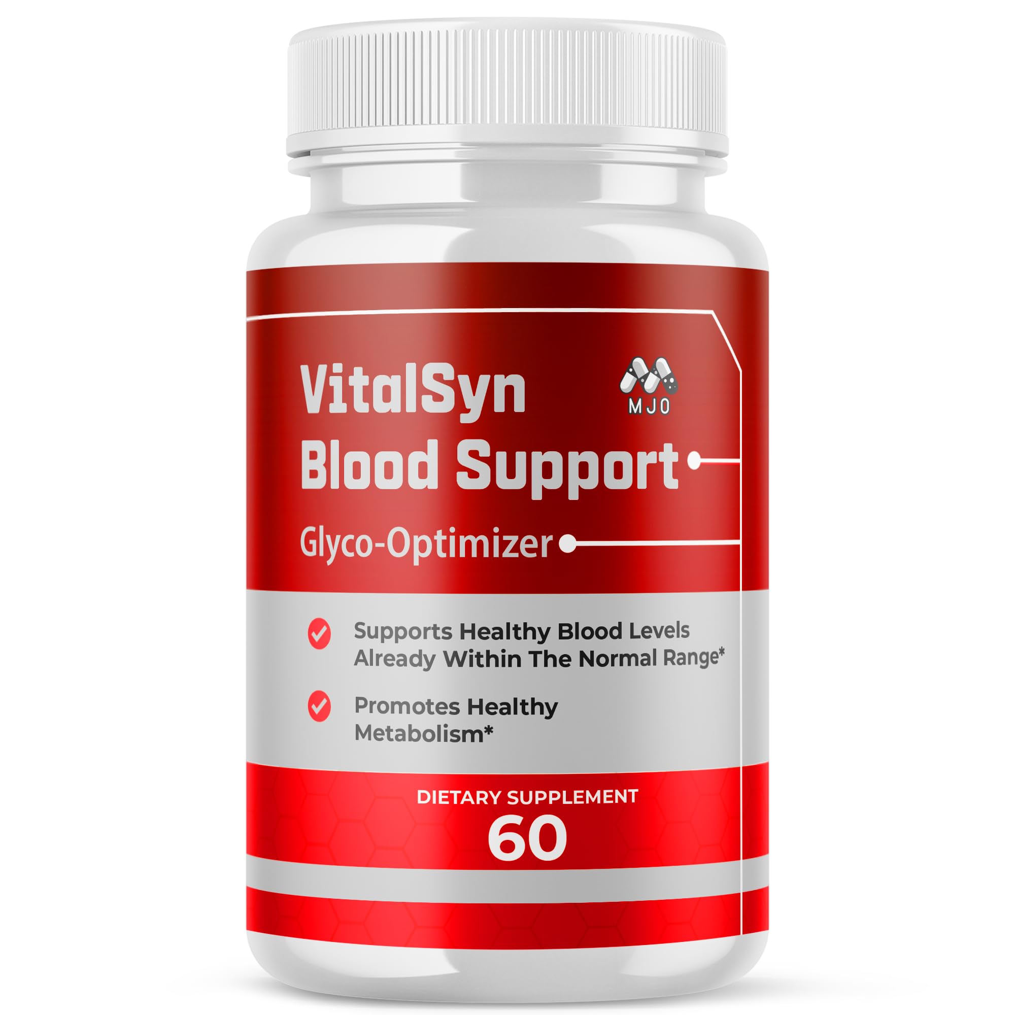 MJO Vitalsyn bottle front for daily wellness support
