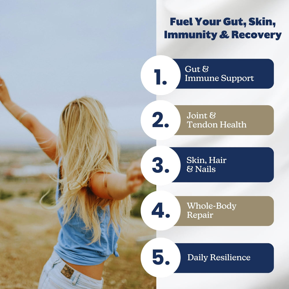 MK Supplements collagen-colostrum-chocolate-coffee beside cup offers a chocolate-flavored post-workout option.