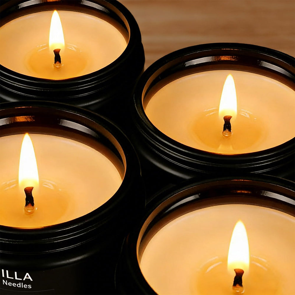 MKCLDE man-cave candle creates relaxing backdrop for downtime.
