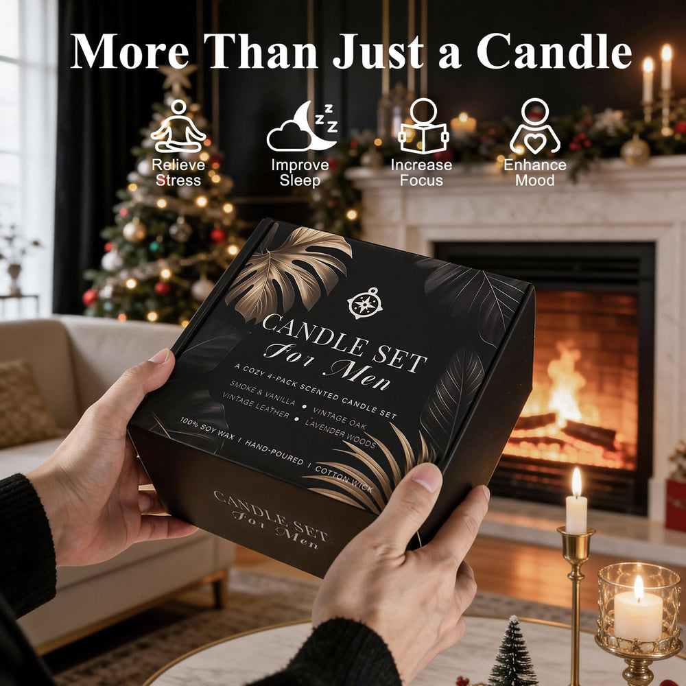 MKCLDE office-desk candle augments concentration with balanced scent.