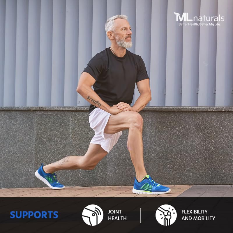 ML Naturals MSM 2000 mg label with ingredients and certifications.