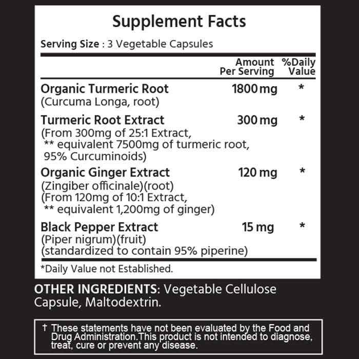 Capsules close-up showing vegan, easy-to-digest turmeric capsules.