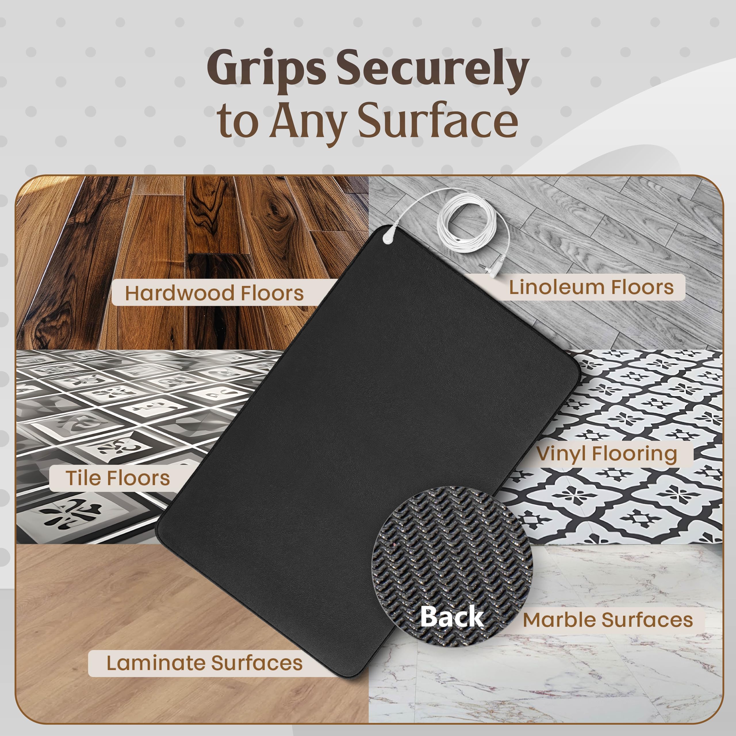 MLAB GroundFlow non-slip surface for stable use on floors