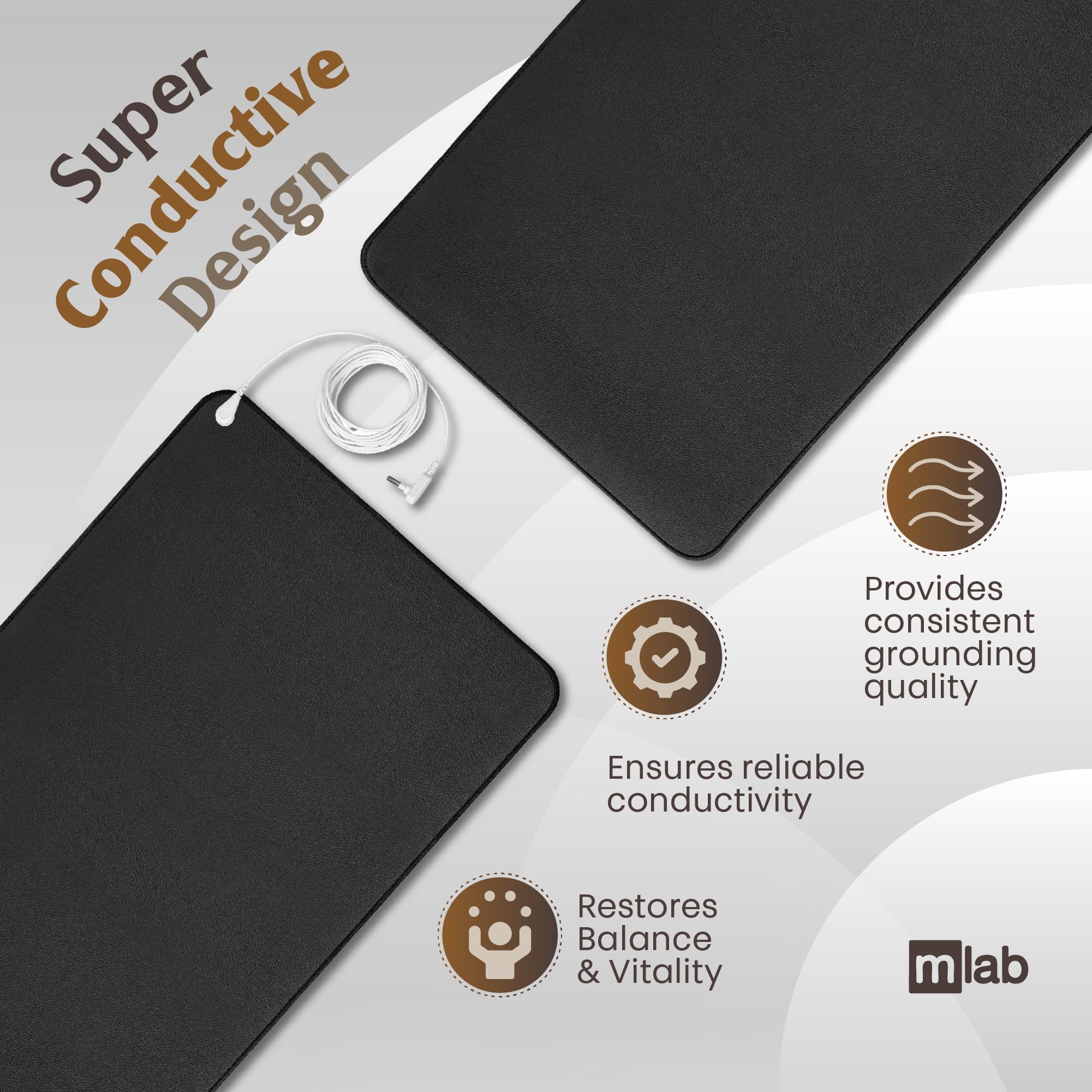 MLAB GroundFlow soft top layer provides skin-friendly comfort
