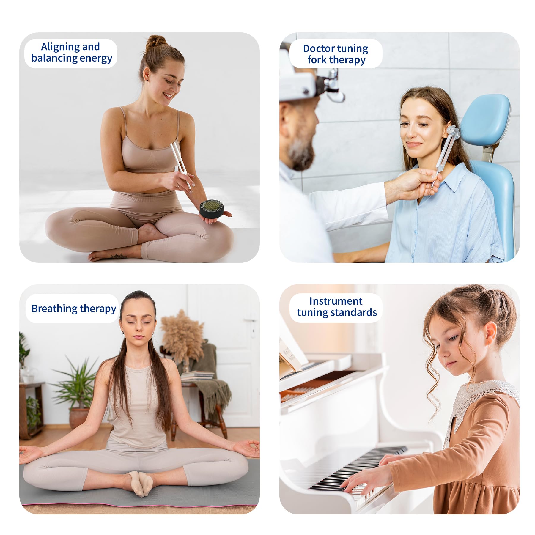 mllusxg aluminum tuning forks deliver clear high-quality tones