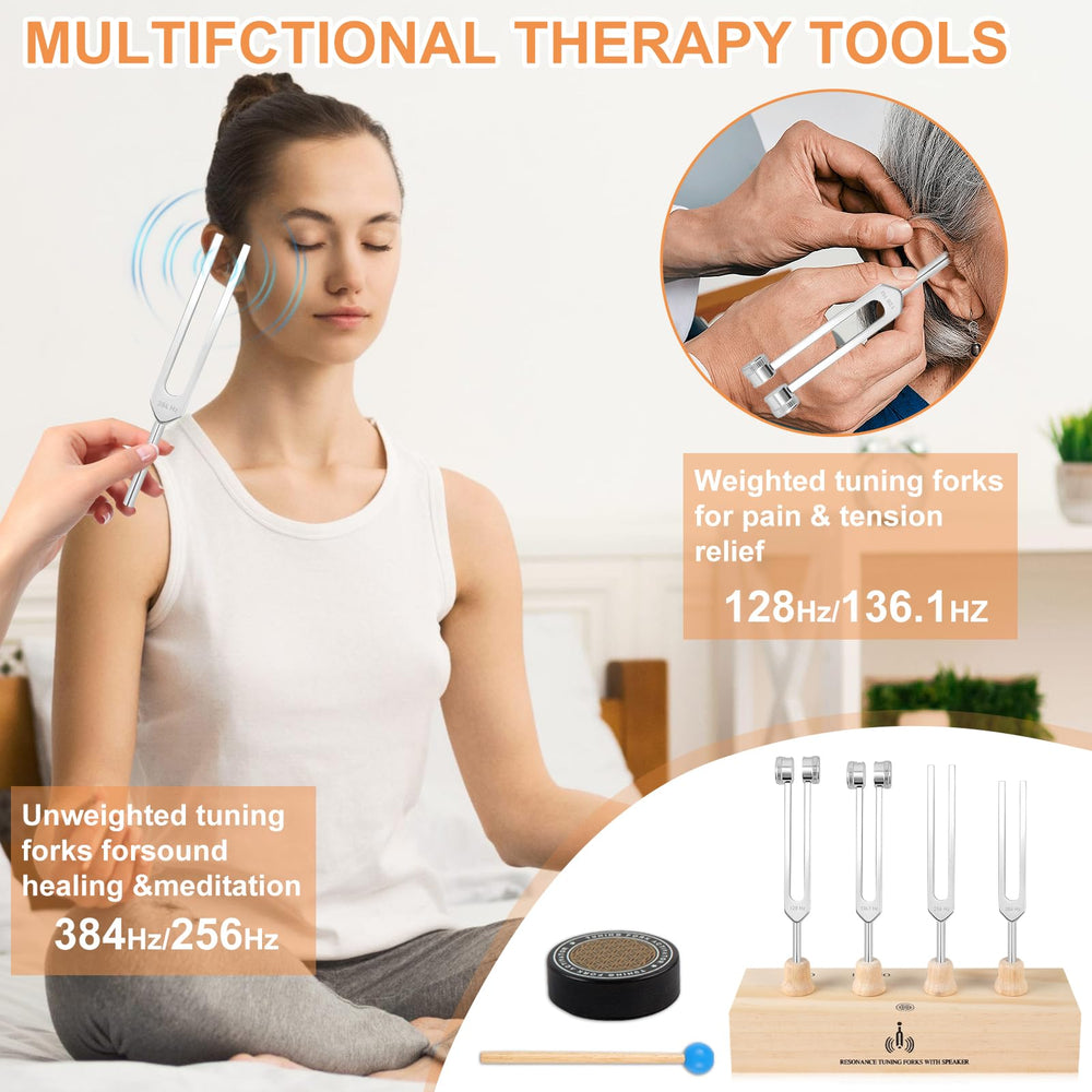 mllusxg 256Hz tuning fork supports energy alignment for yoga practice