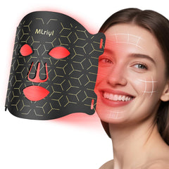 MLriyl red light mask front view for at-home sessions