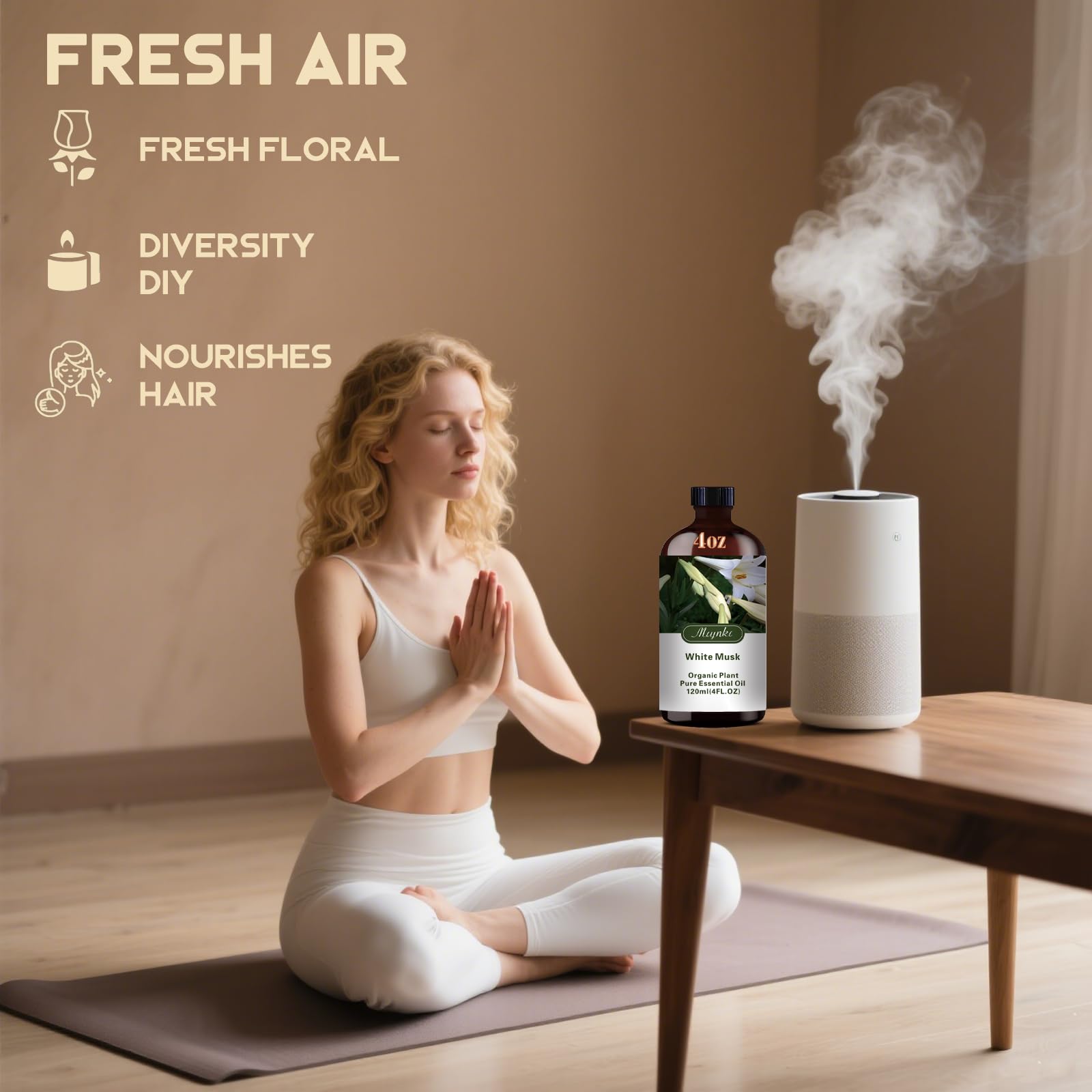 Mlynkl White Musk cap top ensures secure freshness for extendable scent