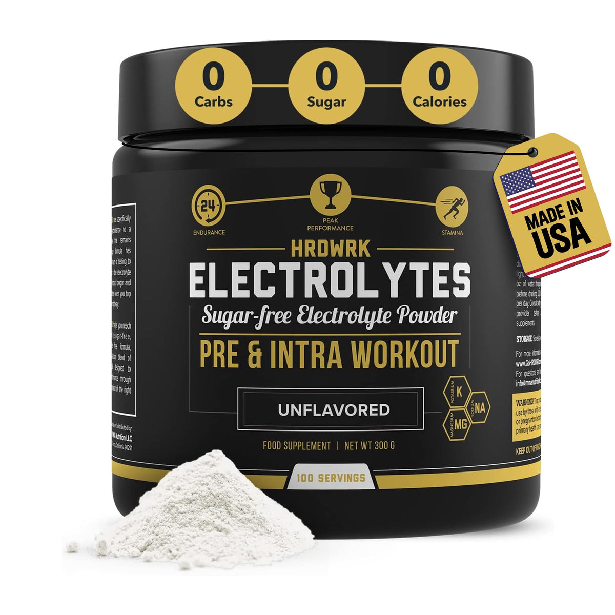 MMA Nutrition HRDWRK bottle pouring sugar-free hydration during training
