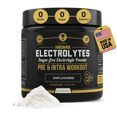 MMA Nutrition HRDWRK bottle pouring sugar-free hydration during training