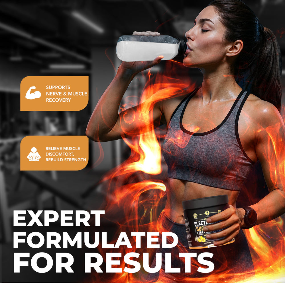 MMA Nutrition HRDWRK keto-friendly hydration for steady energy