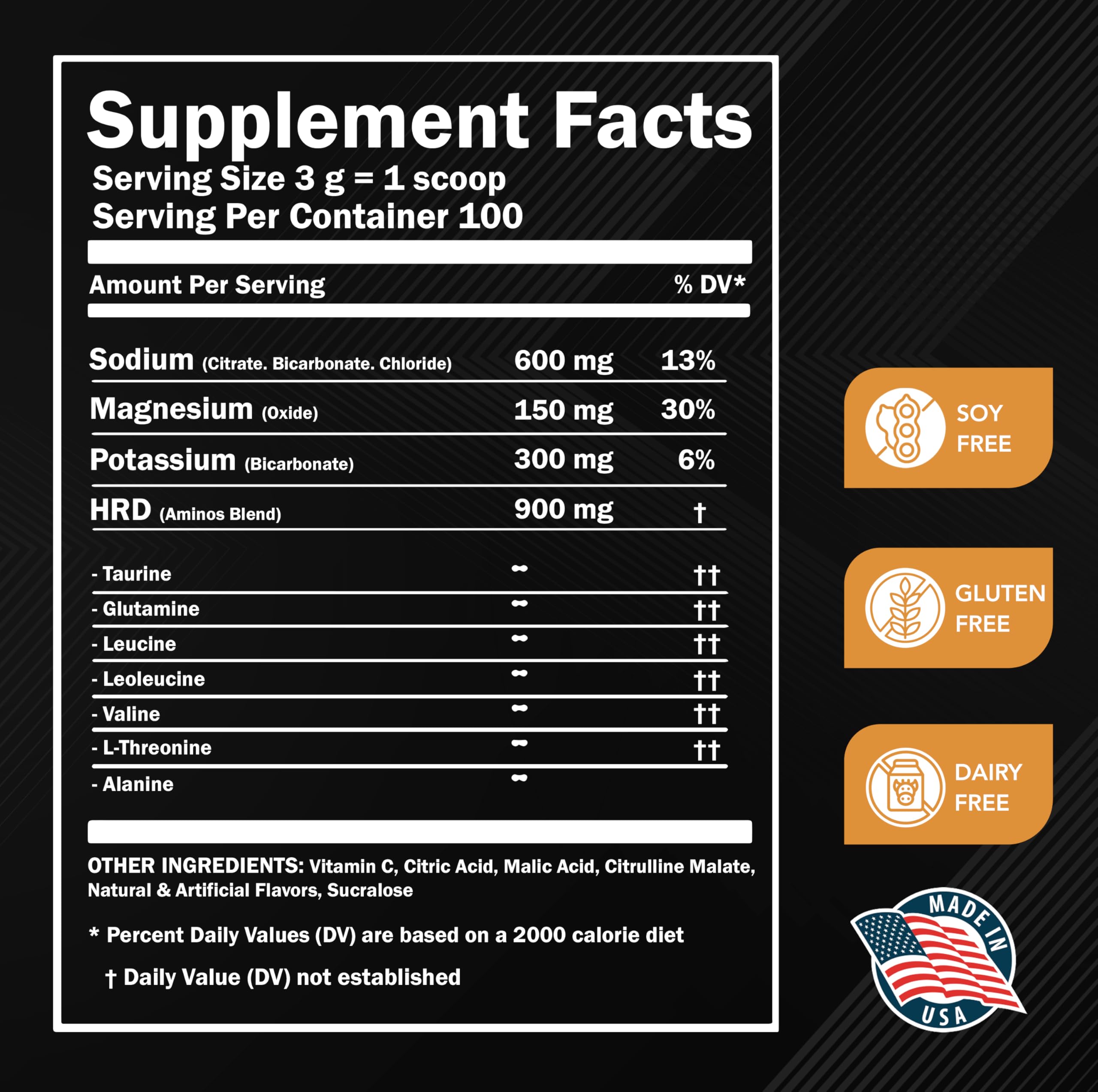 MMA Nutrition HRDWRK post-workout recovery with electrolytes