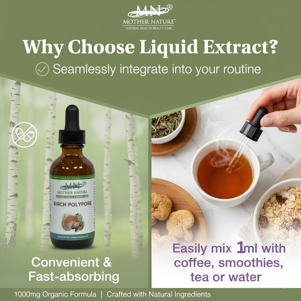 Tincture stirred into water or tea for convenient intake.