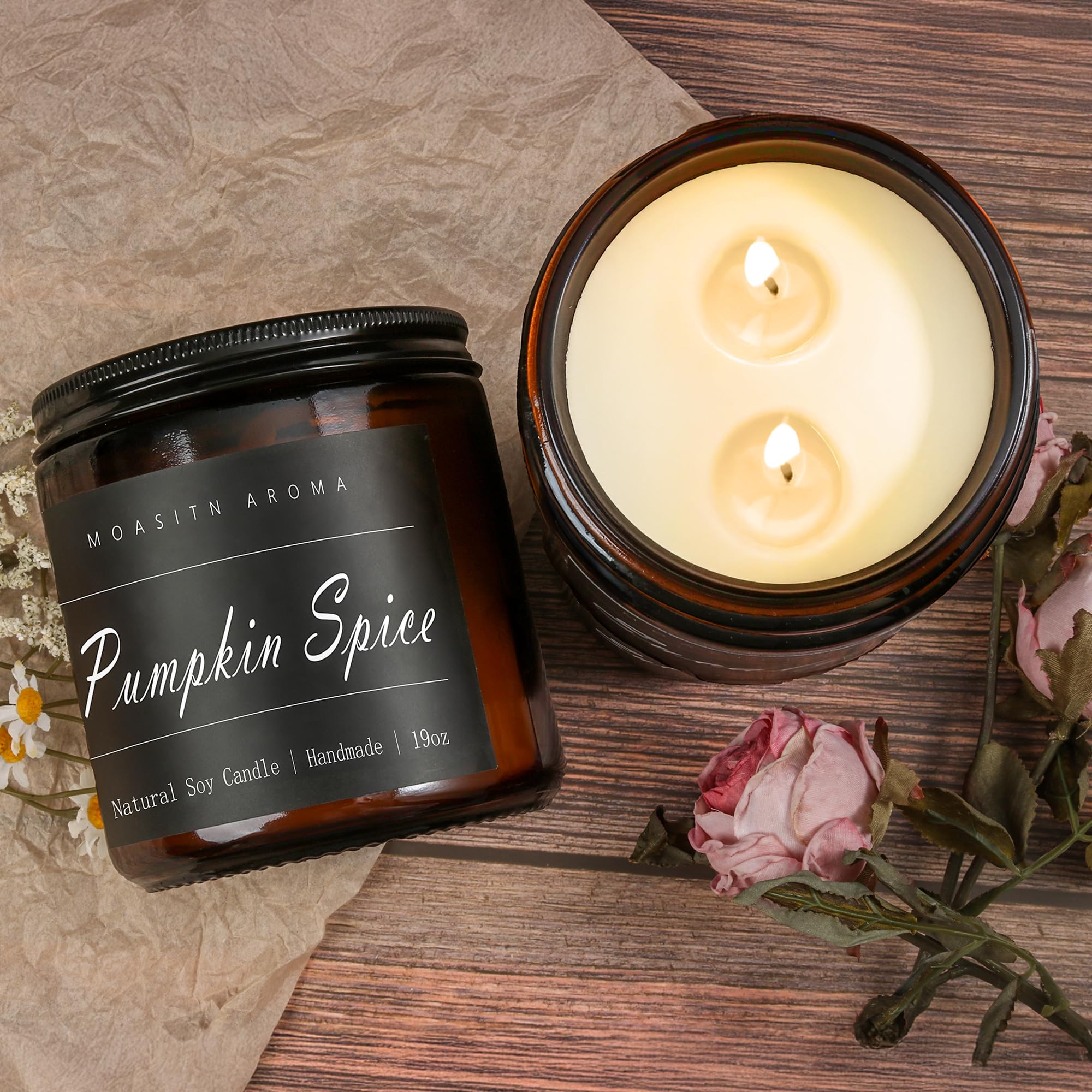 MOASITN handcrafted candle by skilled artisans.