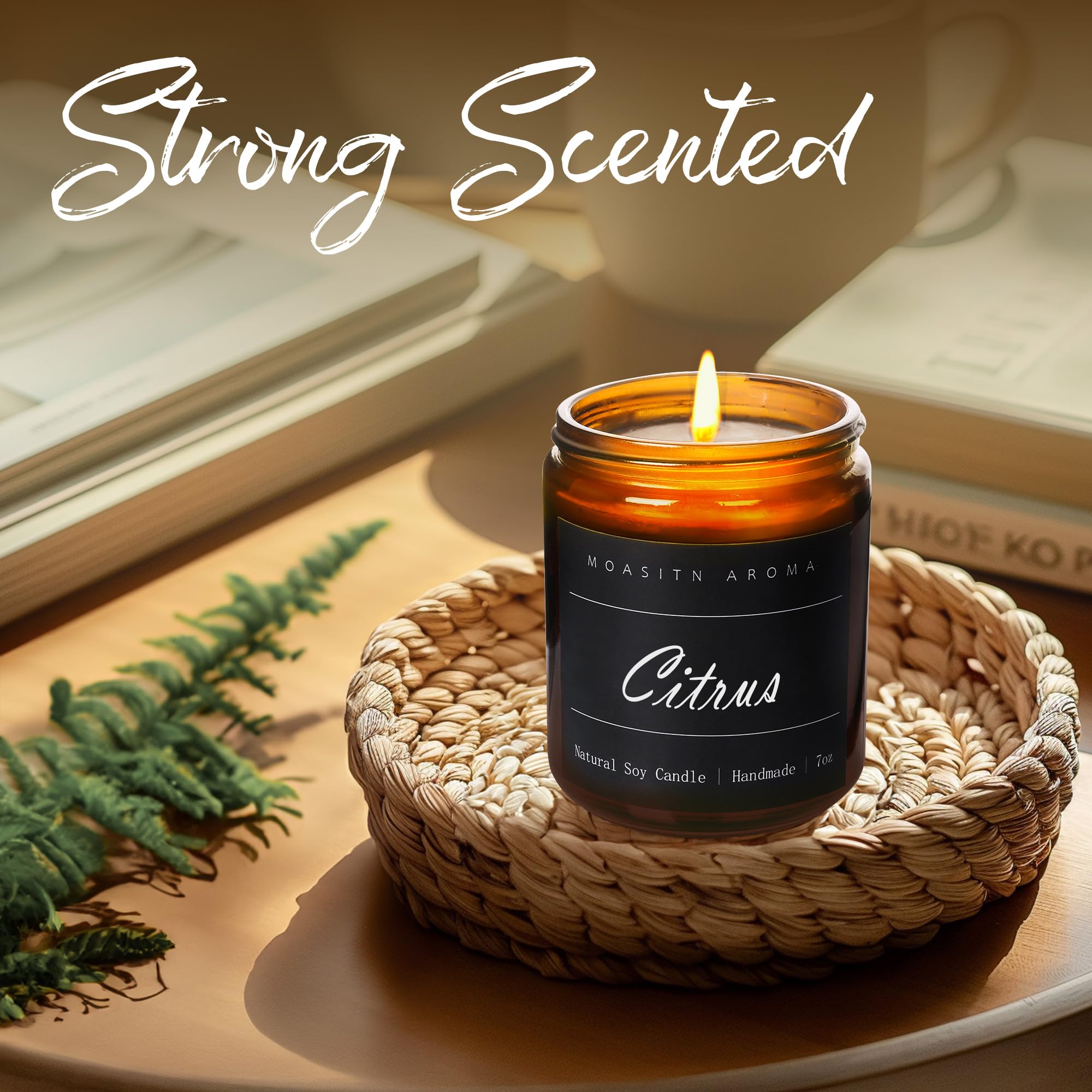 MOASITN handmade candle by skilled artisans for premium quality