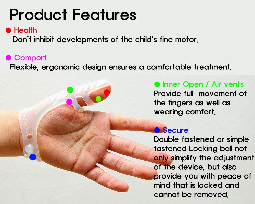 Mobiu CareThumb age small focuses on the product size for 0–2 year olds.