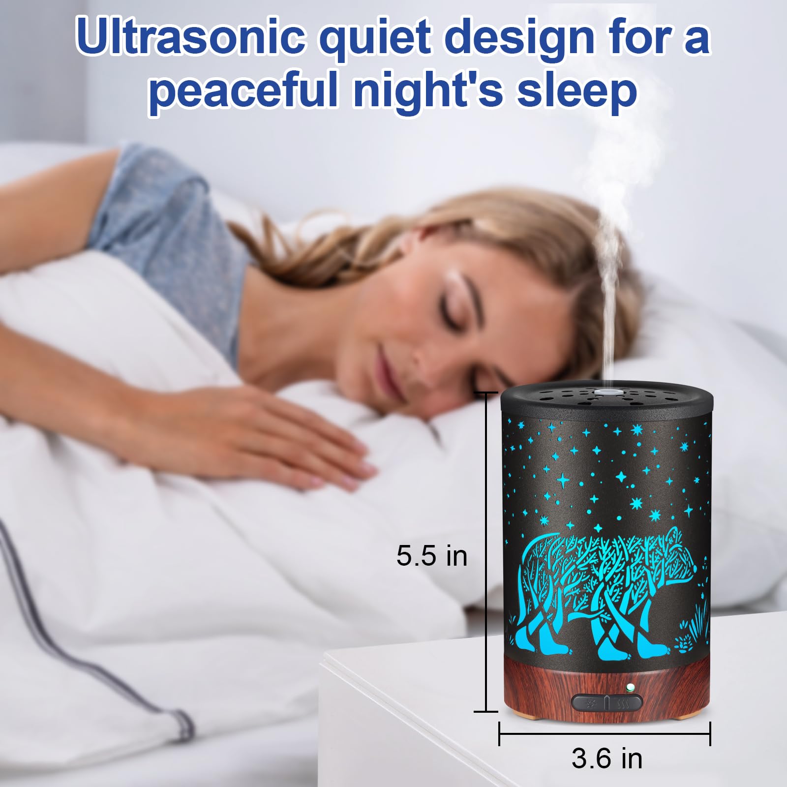 Mocosa diffuser doubles as a humidifier, improving air comfort at home or in the office.