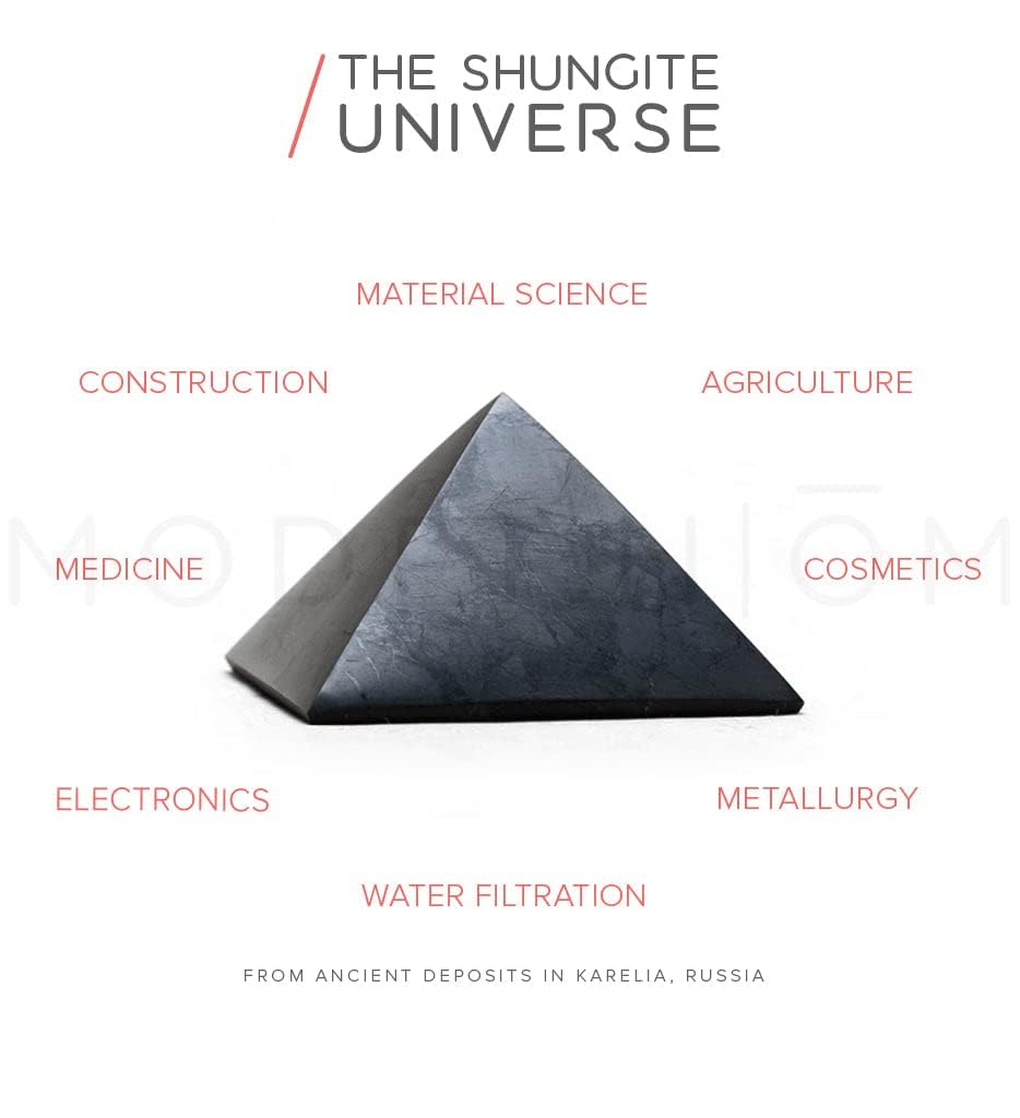 Modern ŌM shungite pyramid engraving detail Metatrons Cube close-up