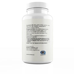 Modern Organics Plant Calcium bottle pour shows easy daily intake for bone health.