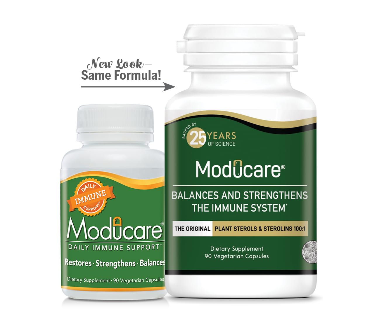 Moducare packaging highlighting allergen-free formula for sensitive diets.