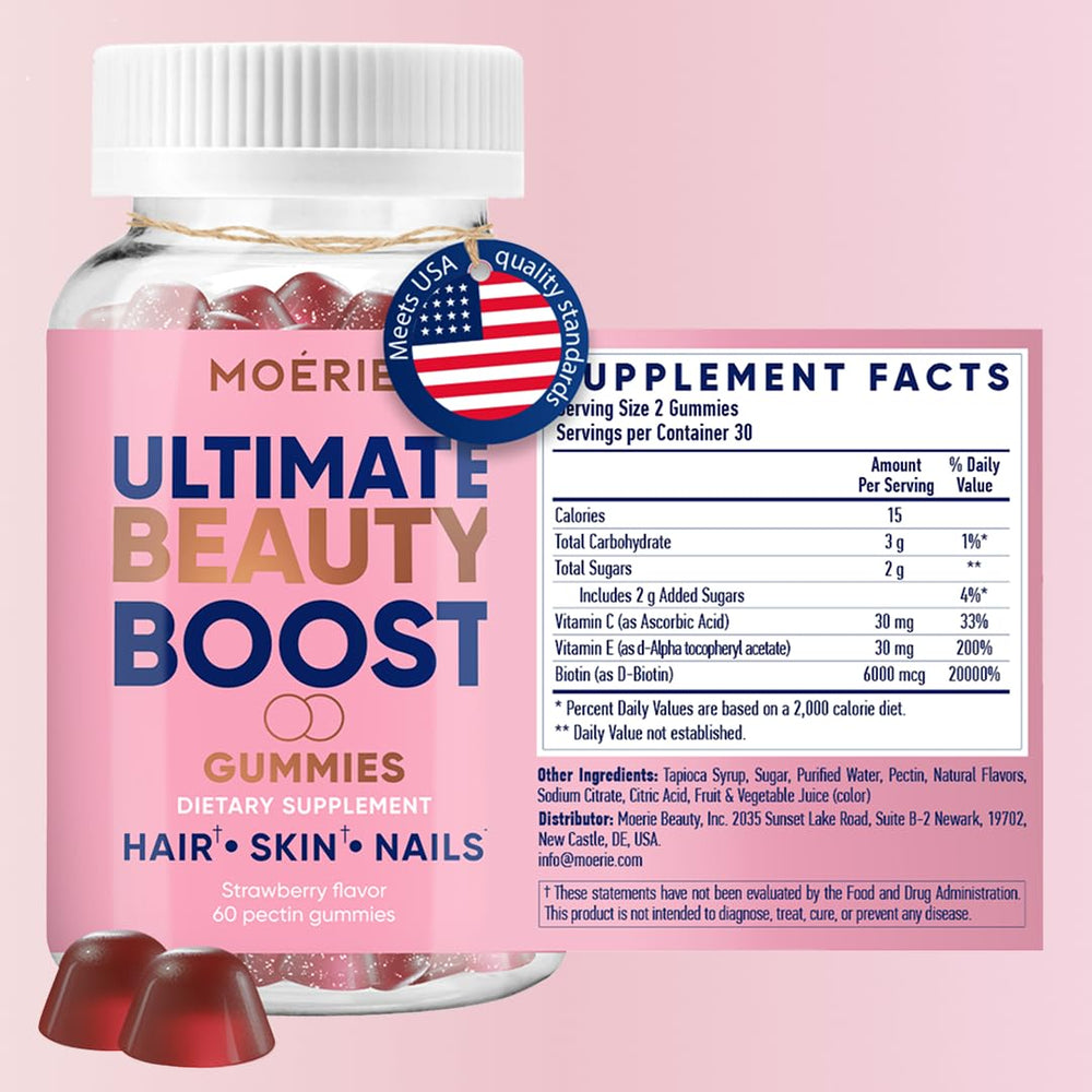 Moerie bottle pour – easy daily use for a balanced beauty routine.
