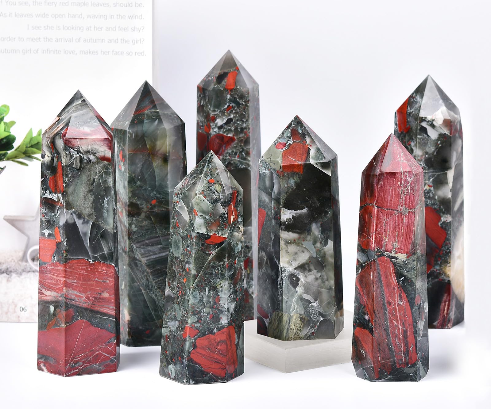 MOGEMT Africa Bloodstone for chakra balancing and clearer thoughts