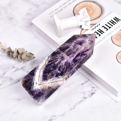 MOGEMT amethyst meditation crystal wand supports focus during practice