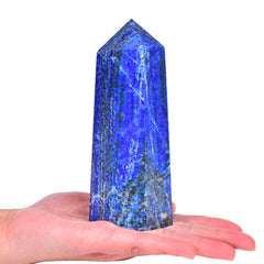 MOGEMT lapis lazuli wand directs energy during mindful practice.