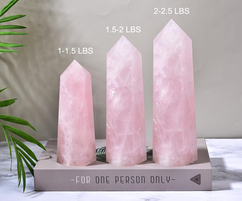 MOGEMT crystal obelisk on an altar display, adding serene energy.