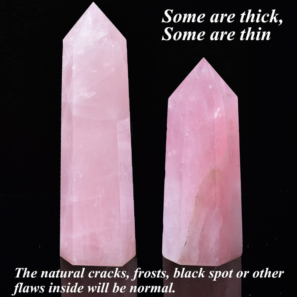 MOGEMT 6-faceted crystal tower shown for chakra work during practice.
