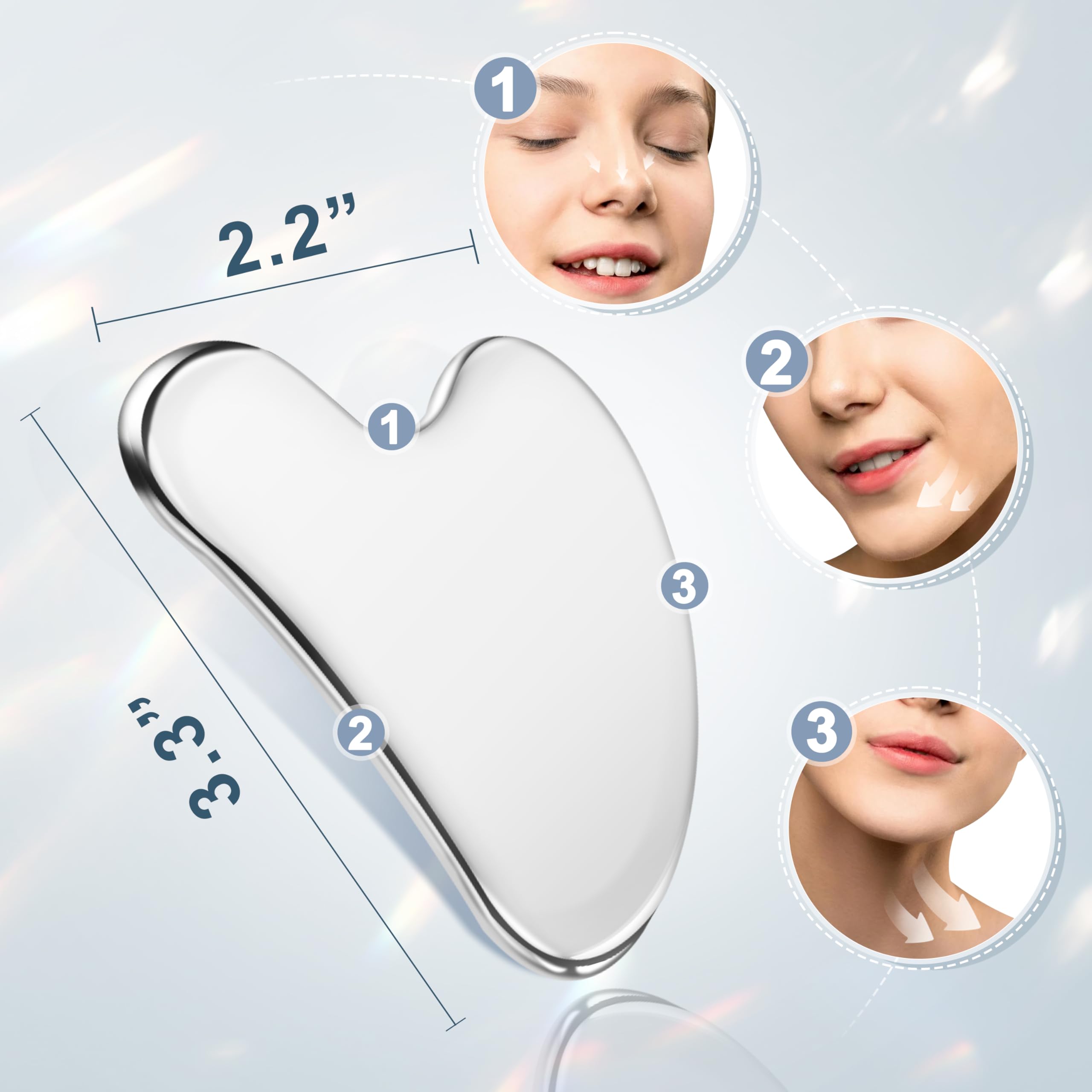 MoHern face massager stays cool when refrigerated for puffiness relief.