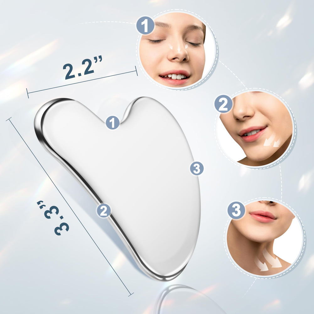 MoHern face massager stays cool when refrigerated for puffiness relief.