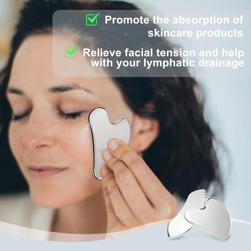 MoHern cold-therapy gua sha supports skincare product absorption.