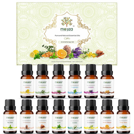 MO'JIZA essential oils gift set in premium packaging for thoughtful self-care gifts.