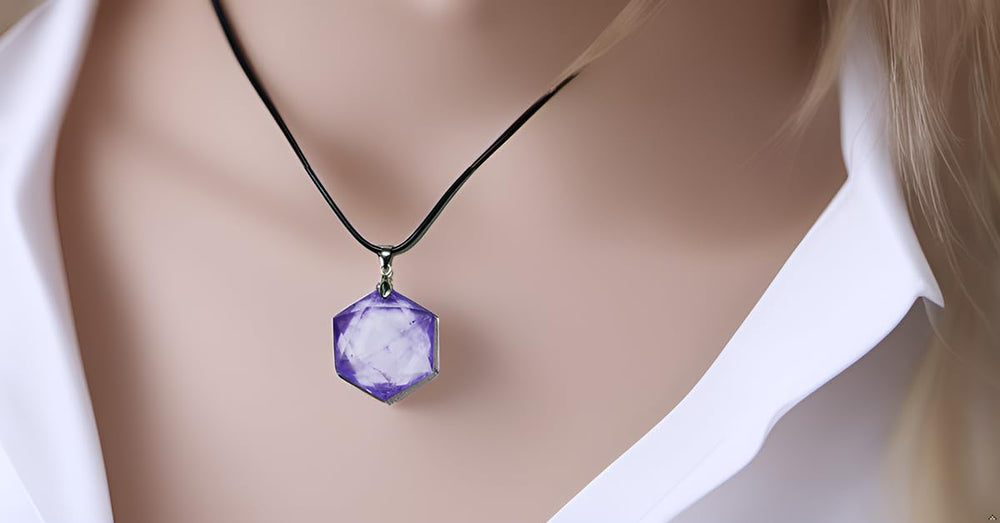 Molistone gift-ready amethyst pendant ideal for meaningful occasions