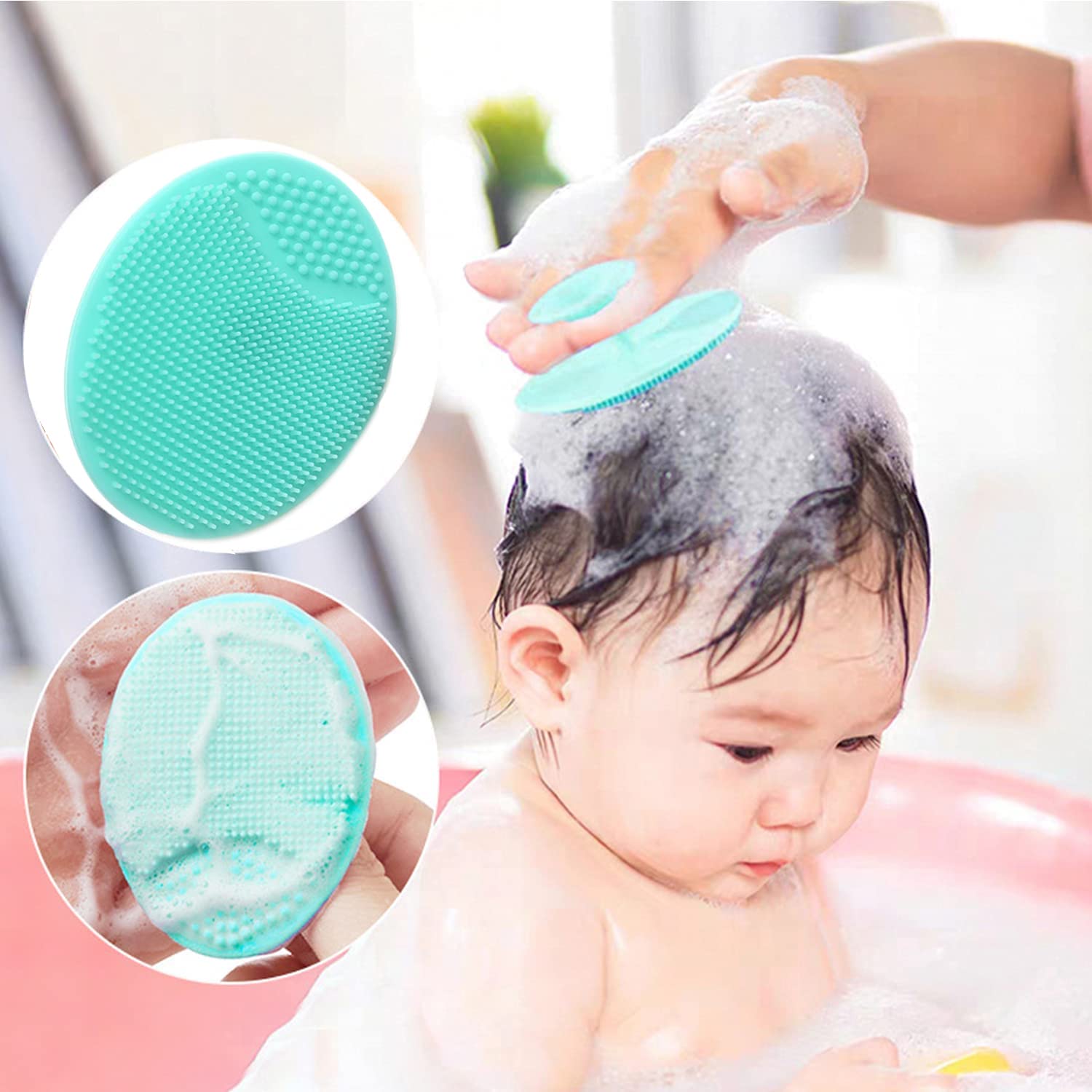 Molylove wooden detangling comb for baby hair