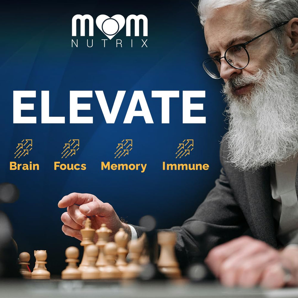 MOM NUTRIX NAD+ supports energy and focus for a busy day