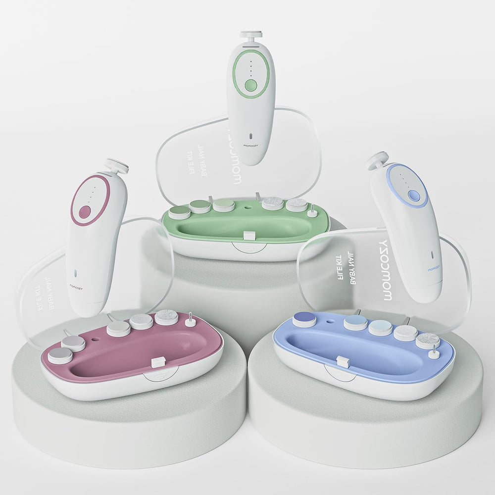Momcozy Baby Nail File Electric safety features prevent slips during use