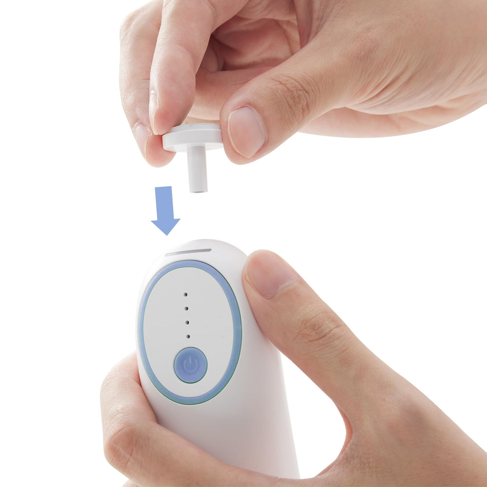 Momcozy color-indicator pads show roughness levels for a smoother finish