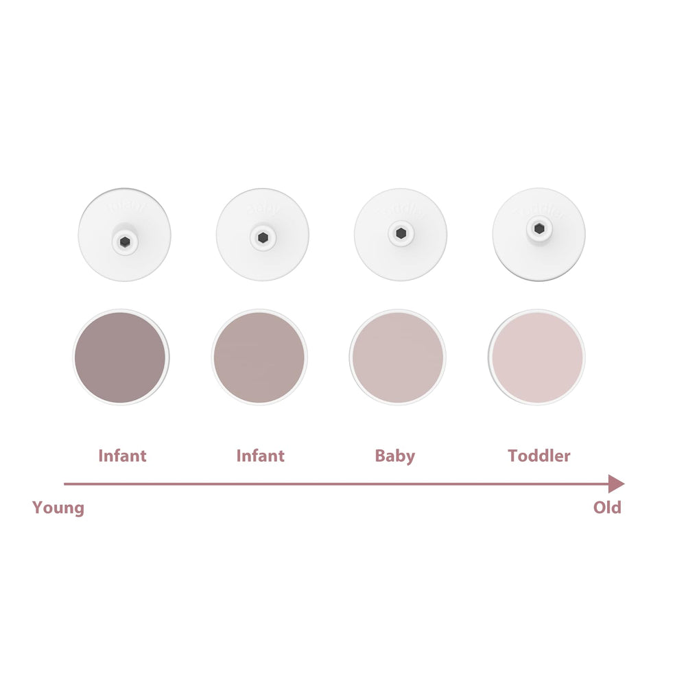 Momcozy infant to toddler pads with different sizes for growing nails
