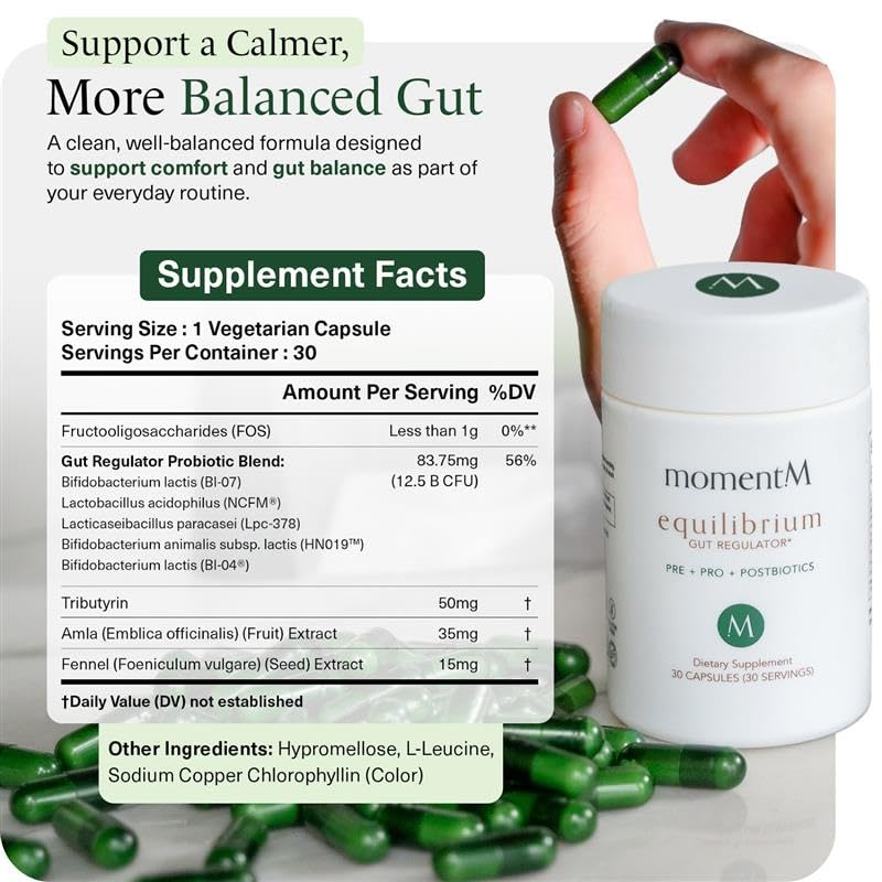 momentM Equilibrium shelf display ready for everyday digestive support