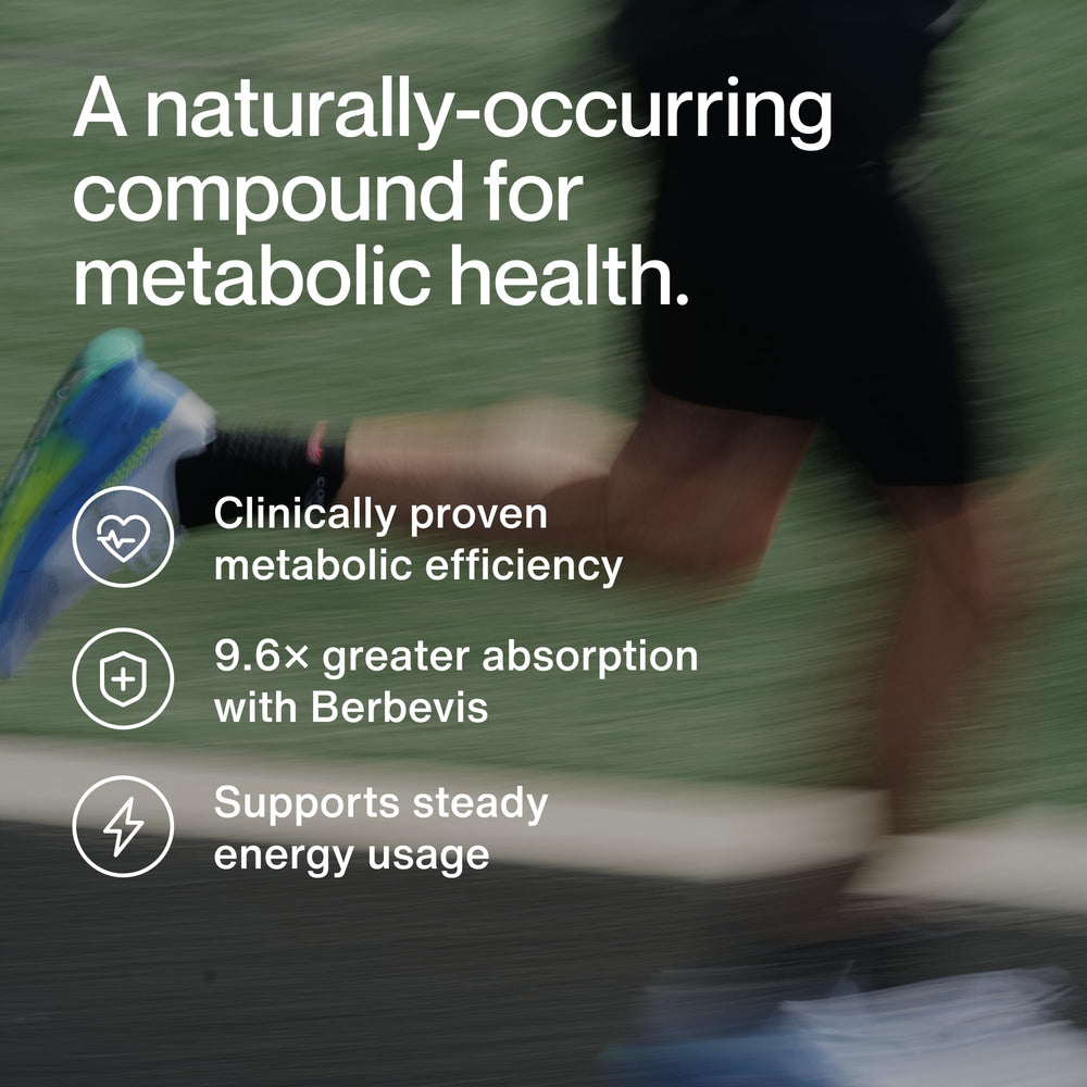 Momentous Berberine capsules closeup ready for daily supplementation.