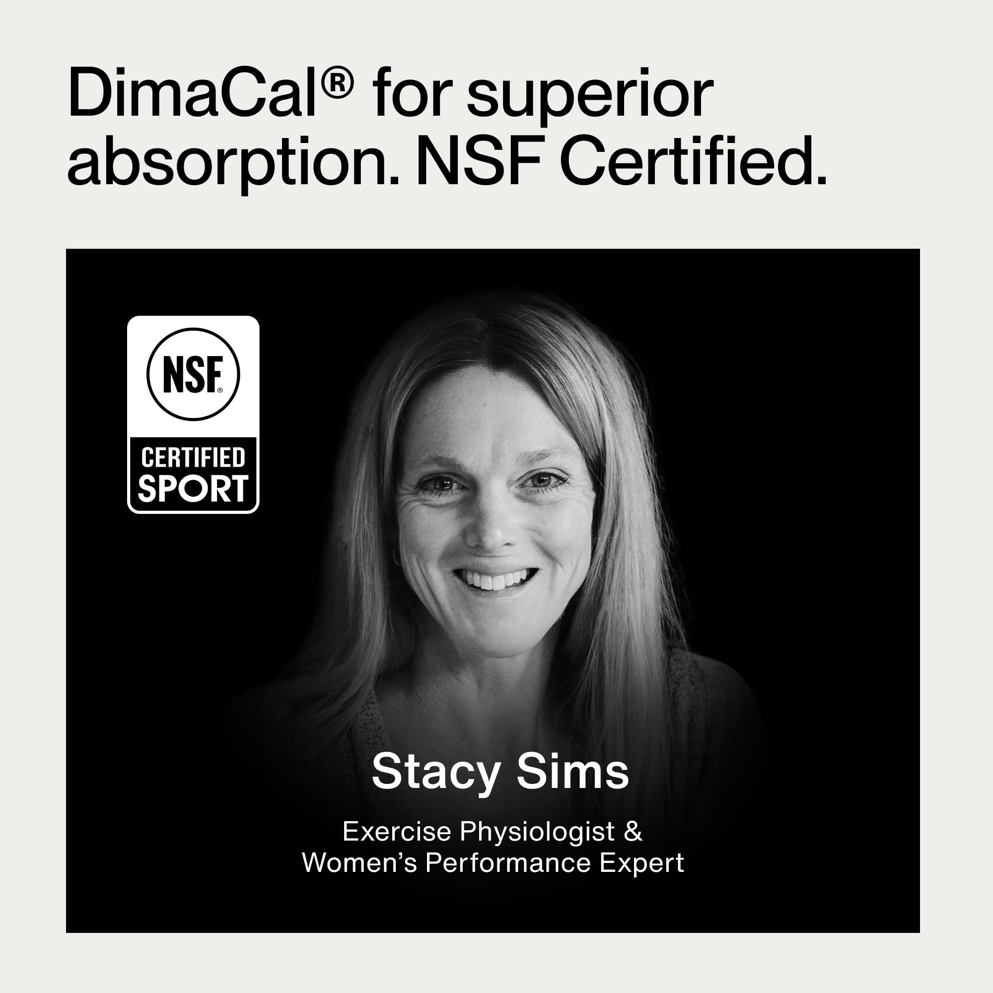 Momentous Calcium gluten-free label emphasizing allergen-friendly option.