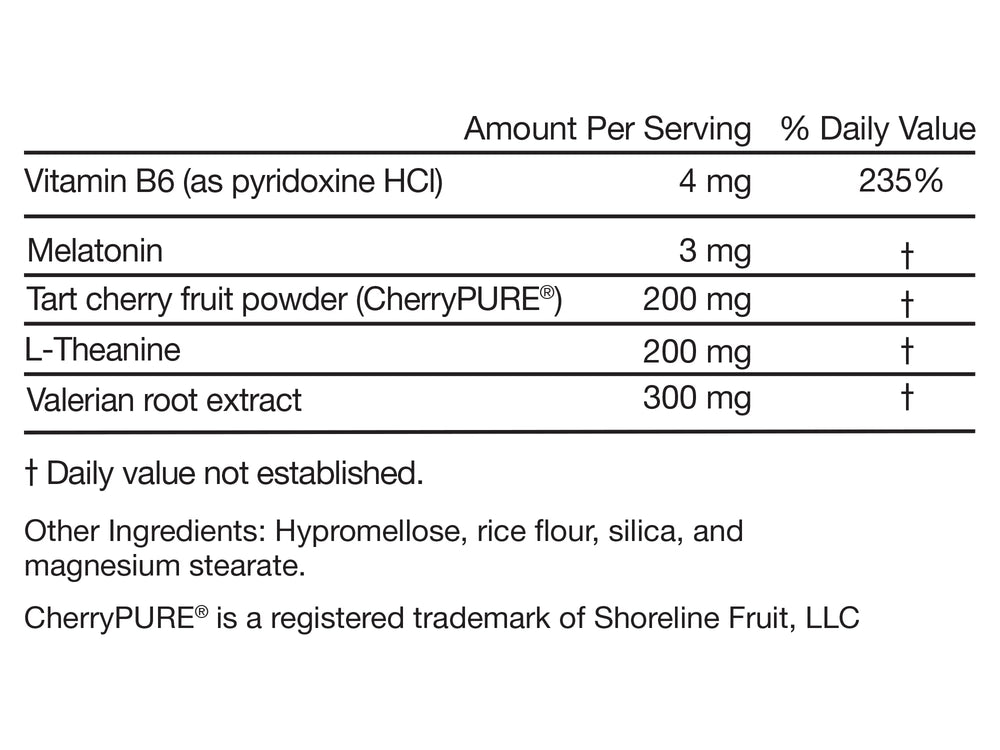 Front label of Momentous Elite Sleep highlighting product features and NSF certification.