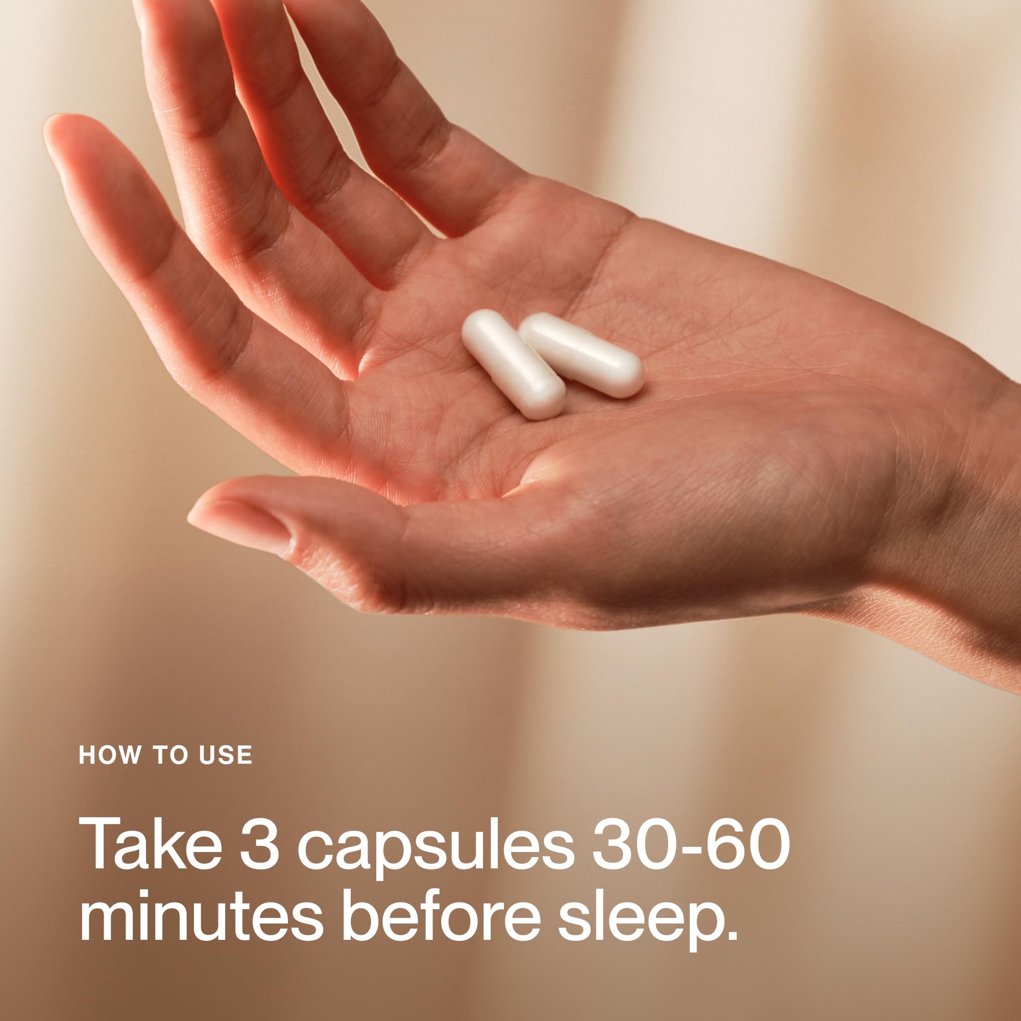 Momentous Magtein night-use scene implying sleep quality support possibilities.