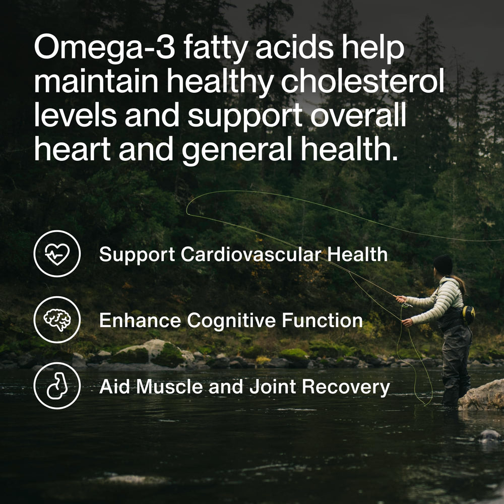 Momentous Omega-3 bottle-label highlights 30 servings and NSF sport certification